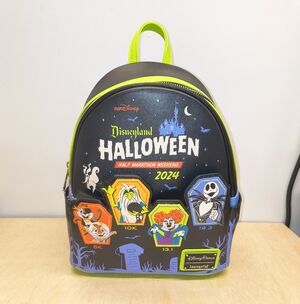 Disneyland 1/2 Marathon Weekend 2024 Halloween Loungefly Run Disney Backpack